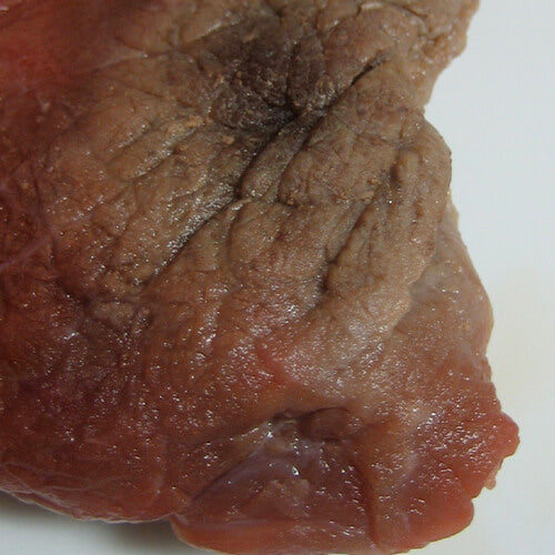 Freezer burn on meat that has not been vacuum sealed