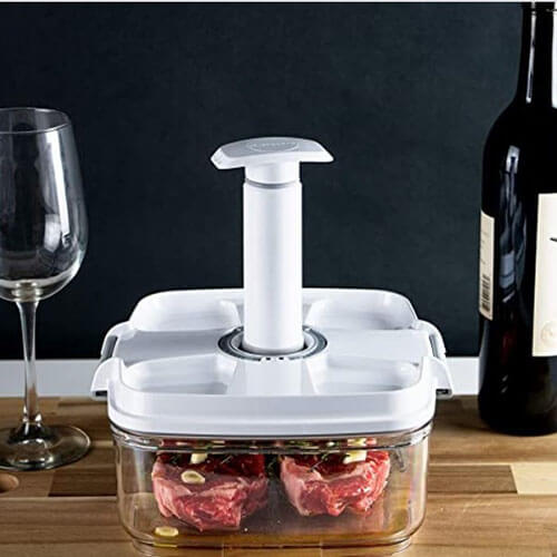 vacuum canisters, vacuum containers, storing food in vacuum canisters