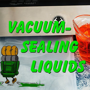 controlling liquids when vacuum sealing