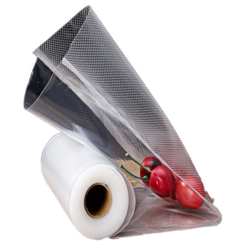 Food vacuum sealer rolls and bags