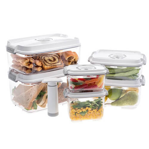 Food vacuum canisters
