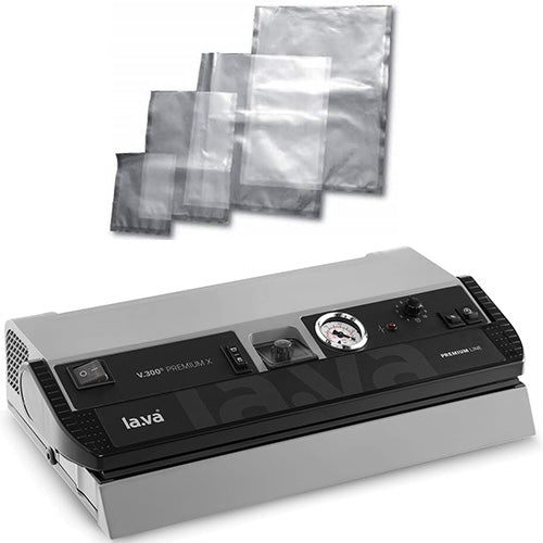 Lava V.300 Premium X Starter Pack Commercial Vacuum Sealer and mixed bags - Food Vacuum Sealers Australia