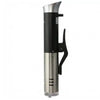 Black and silver sous vide cooker showing mounting clip