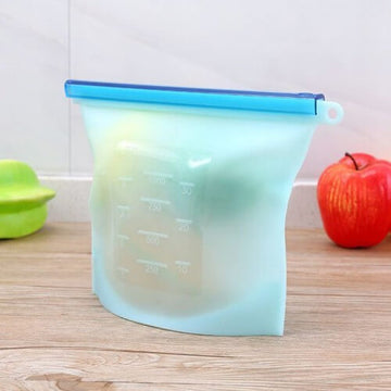 silicone food bags - reusable food storage bags