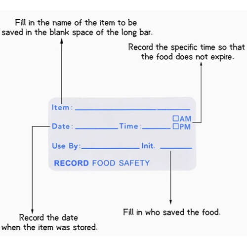 Freezer Bag Labels - Label - Food Vacuum Sealers Australia - Food Vacuum Sealers Australia