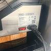 Back of Preservac VacBro vacuum sealer with compliance label, power cord and on off switch