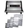 Preservac VacBro commercial vacuum sealer starter pack with bags and a roll