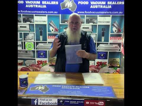 Video explaining the heavy duty vacuum sealer bags