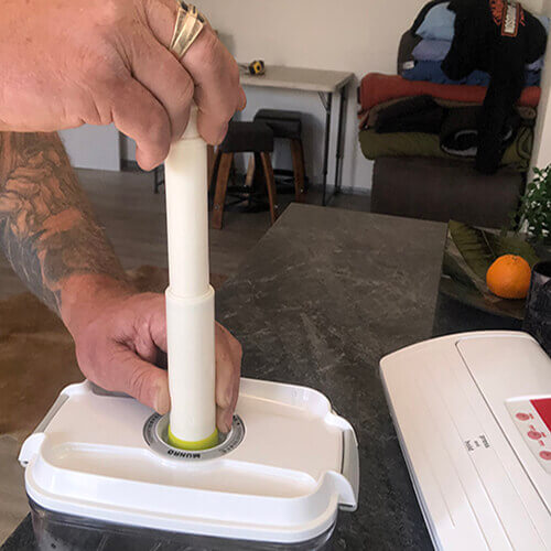 Canister Hand Pump - Food Vacuum Sealers Australia