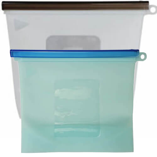 Silicone Food Storage Bags - Silicone food bags - Compact kitchenware food storage - Food Vacuum Sealers Australia